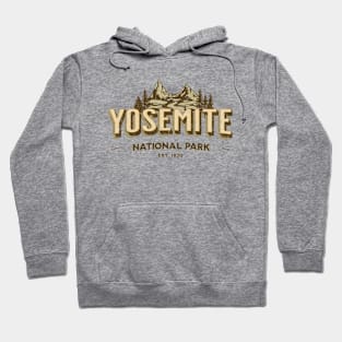 Yosemite National Park Distressed Hoodie